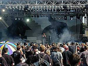 Sara Noxx beim Wave-Gotik-Treffen 2000